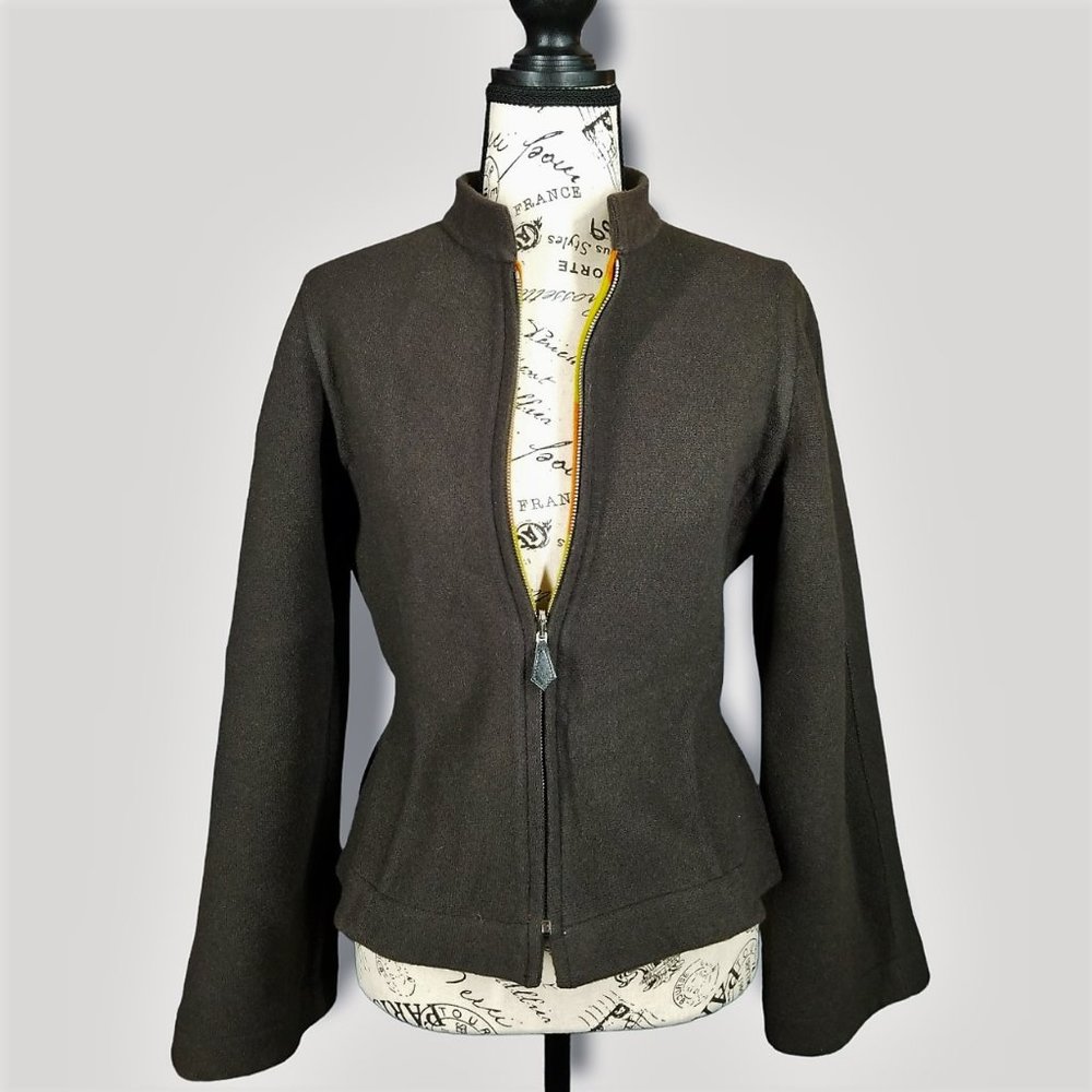 HERMES Paris - Reversible Blouson - Wool & Cashmere- NEW, Never Worn, French 36